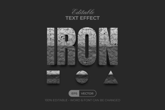 Download Iron Text Effect Texture Style - Texture style Collection